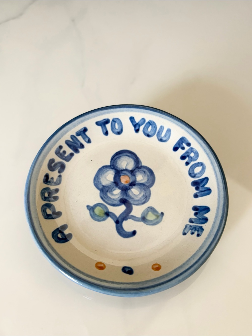 Flower Coaster "A Present To You From Me" by M.A. Hadley